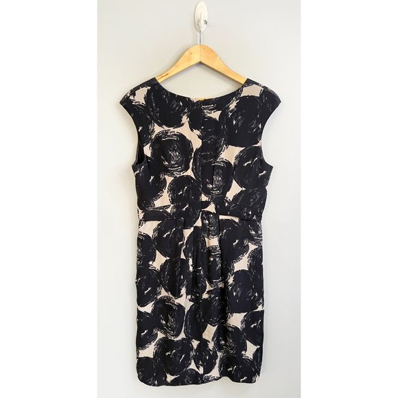 BODEN sz 14 UK 10 US silk sleeveless abstract dress EUC - Picture 3 of 4